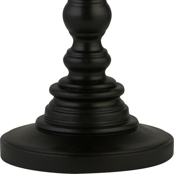 Lighting Collection Black Candle Stick Table Base