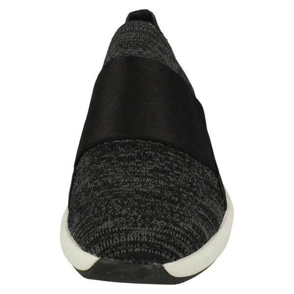 Clarks Ladies Clarks Elasticated Strap Detailed Trainers Un Rio Knit