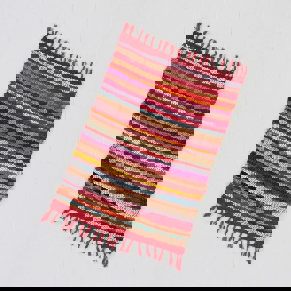 Paper High Multicoloured Recycled Rag Rug