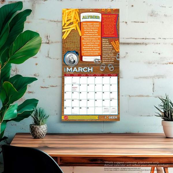 I Love Beer Calendar 2027, Wall Calendars, Month To View, Lifestyle, Gift