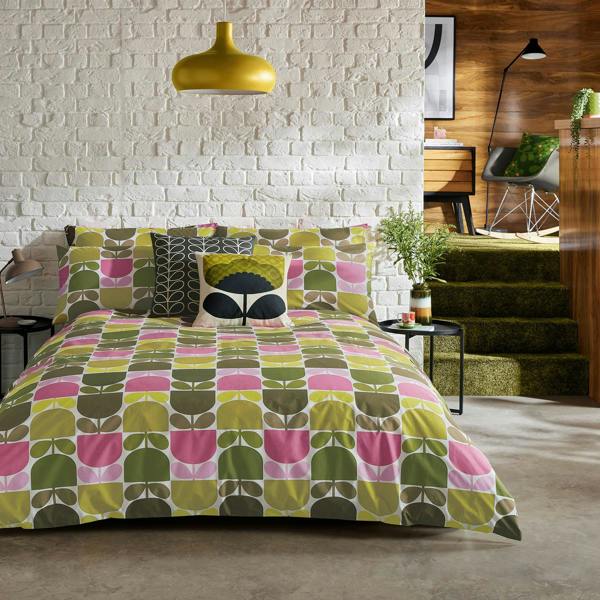 Orla Kiely Multi BLOCK Stem Duvet Cover Set