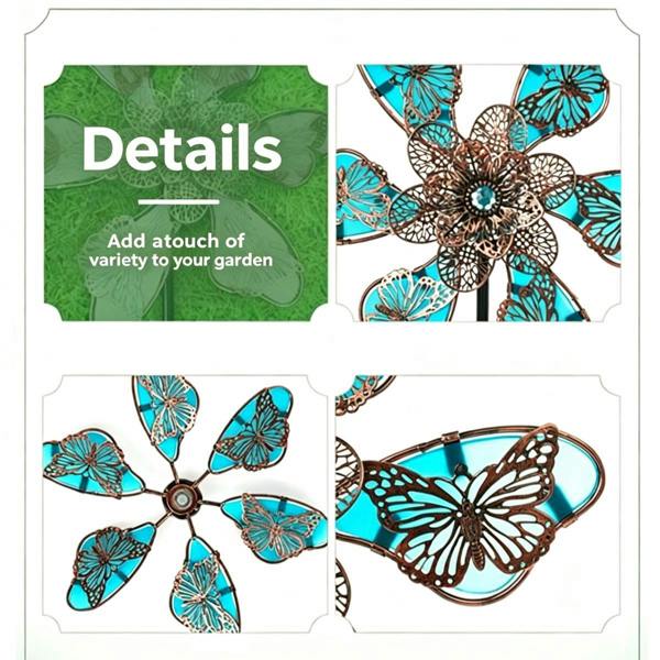 Leaper Glow-in-the-Dark Colorful Butterfly Windmill
