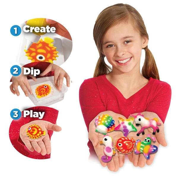 AquaGelz Aqua Gelz Deluxe Playset – Squishy Craft Set with Glitter & Glow Gelz