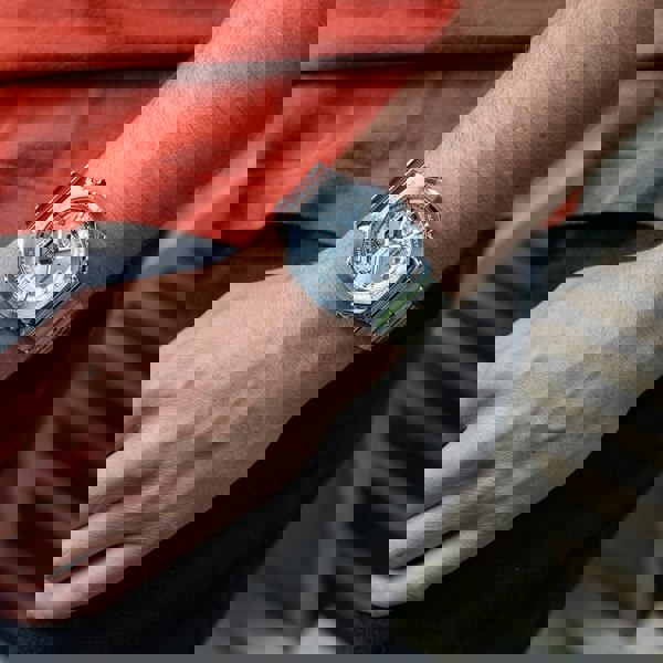 Casio G-Shock Metallic Silver Dual Display Watch GM-2110D-7AER