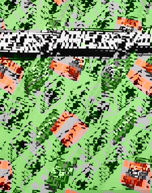 Minecraft Unisex Kids Green Poncho Towel (One Size)