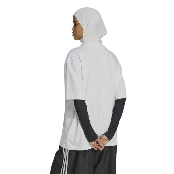 Adidas Womens/Ladies Island Club Oversized T-Shirt - White - 