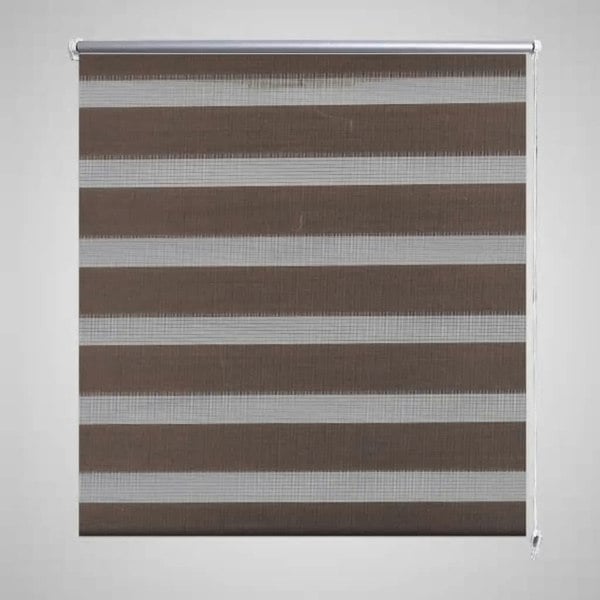 Berkfield Zebra Blind 100 x 175 cm Coffee