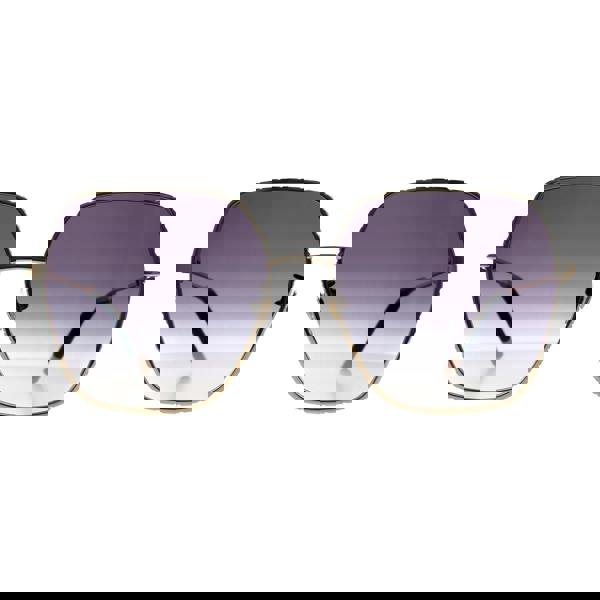 Furla Sunglasses SFU628 0300 Gold Grey Smoke Gradient