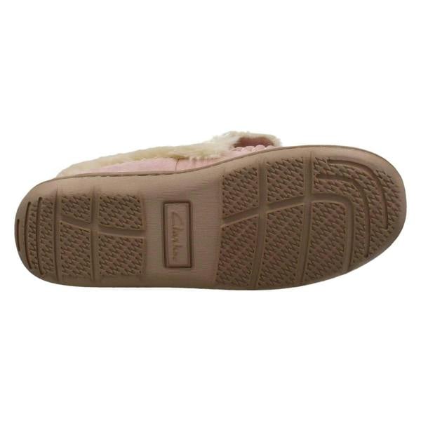 Clarks Ladies Clarks Moccasin Warm Lined Slippers Leno Cosy