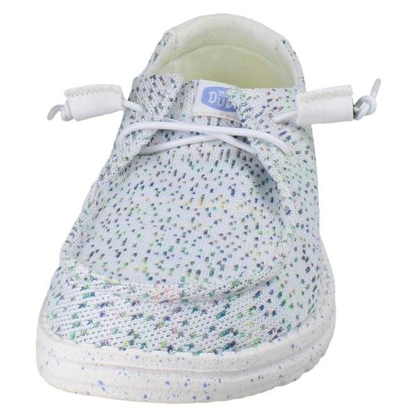 HEYDUDE Ladies Hey Dude Shoes Wendy Stretch Speckle