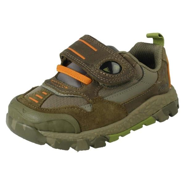 Clarks Boys Clarks Dino Design Trainers Steggy2 See K