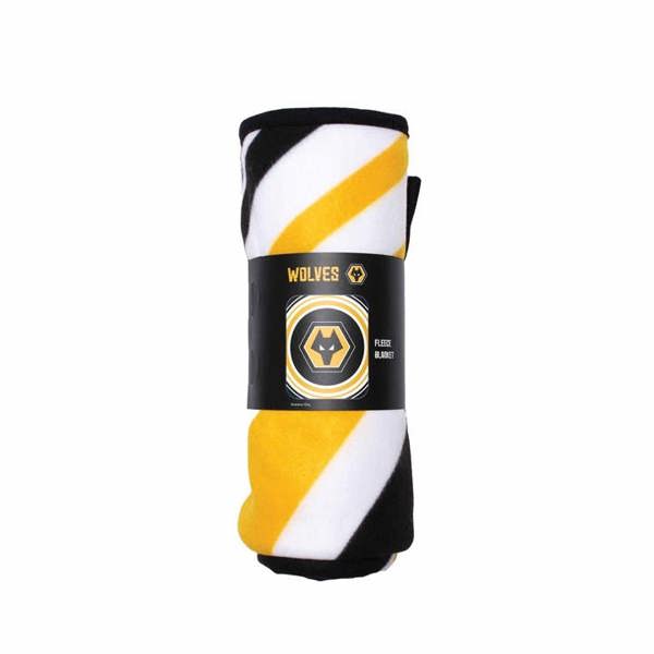 Wolverhampton Wanderers FC Fleece Blanket, Bedroom, Sports, Gift
