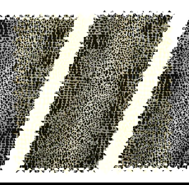 ISTOOLS Premium Leopard Print Ottoman Bench – Fabric Footstool & Coffee Table (Non-Storage)