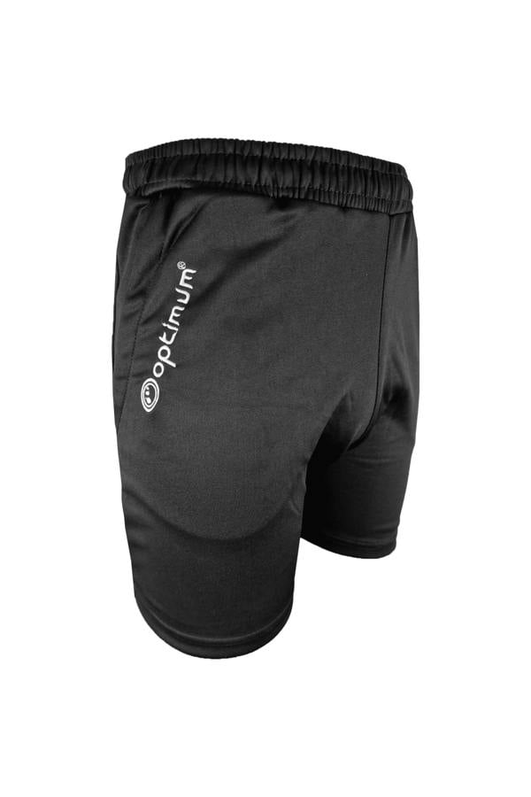 Tempo Athletic Leisure Shorts – Quick-Dry Black & Navy - Optimum