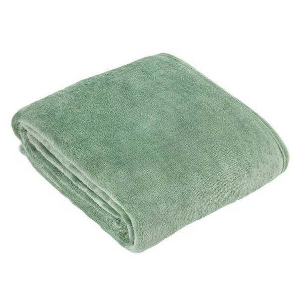 Furn Harrow Fleece Throw - Sage - 