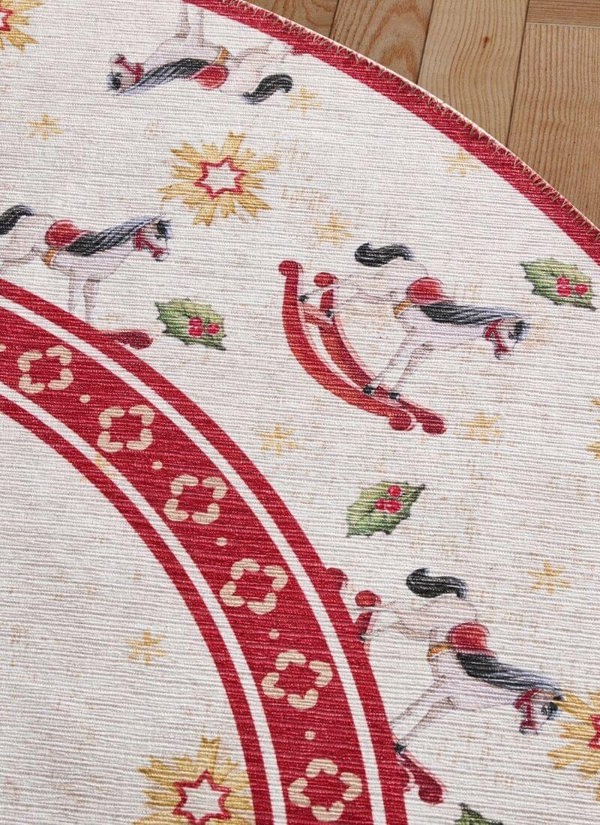 The Rugs Villeroy & Boch Toy's Round Christmas Rug – 160 cm