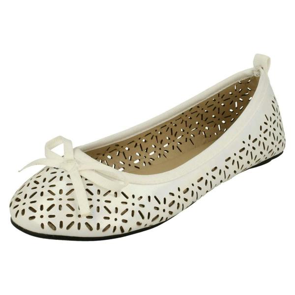 Spot On Girls Spot On Flat Ballerina Style Shoes