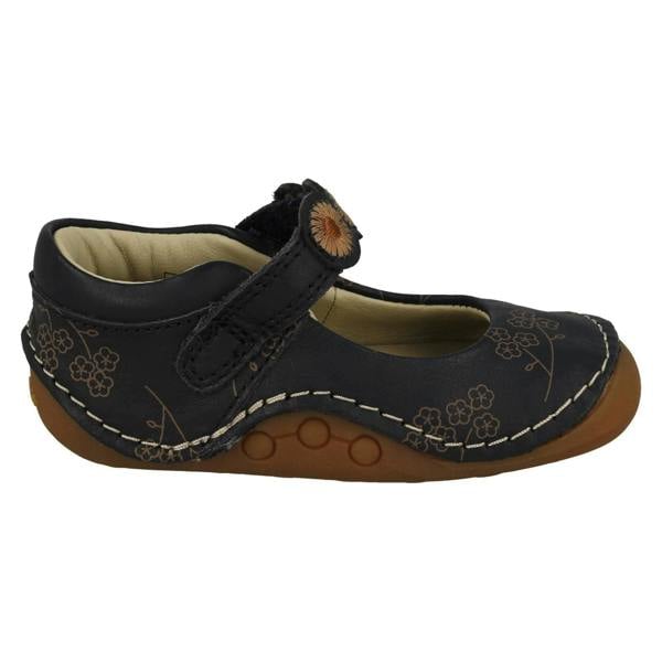 Clarks Girls Clarks Flower Detailed Mary Jane Shoes Tiny Flora T