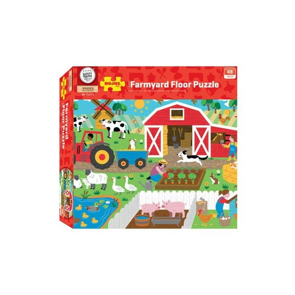 Bigjigs Toys Farmyard Floor Puzzle (48 piece)