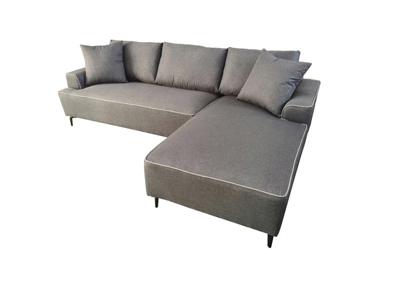 DS Living The Milano Edge 3 Seater Left Hand Corner Sofa in Grey or Beige