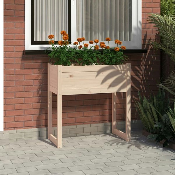 Berkfield Planter 78x40x81 cm Solid Wood Pine