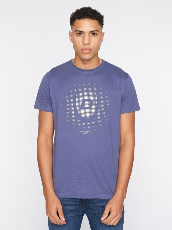 Duck and Cover Pulsea T-Shirt - Denim Blue