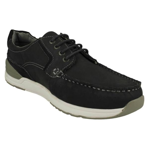 Hush Puppies Mens Hush Puppies Lace Up Boat Shoes Flynn Boat Shoe