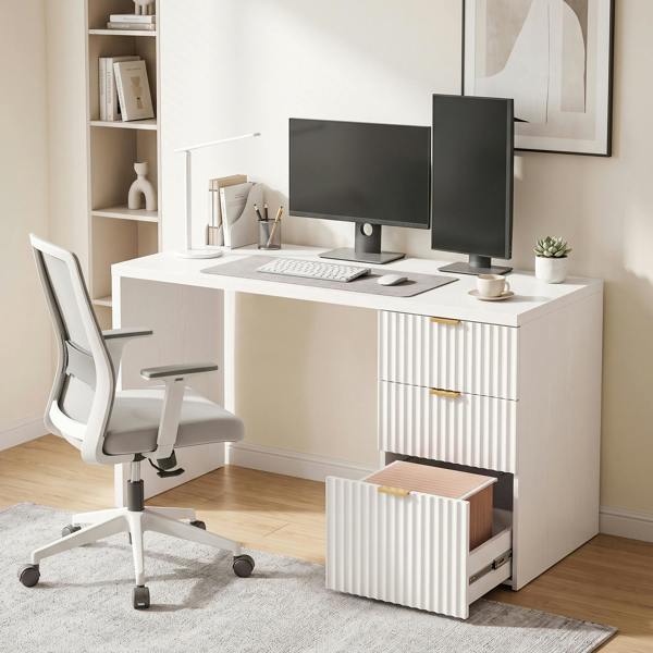 Desk with Shelves
