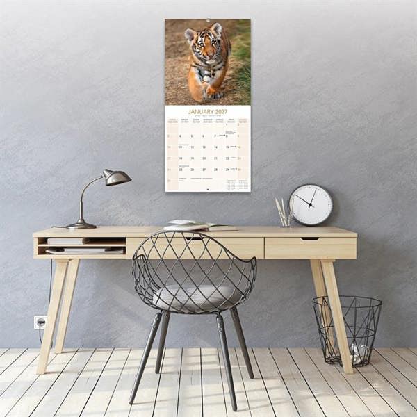 Tigers Calendar 2027, Wall Calendars, Month To View, Animals, Gift