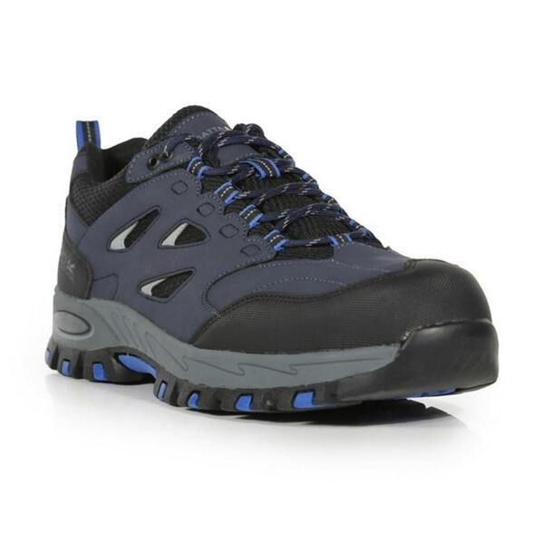 Regatta Professional Mens Nubuck Safety Trainers - Navy/Oxford Blue - 