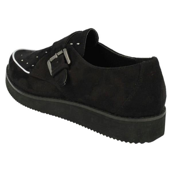 Spot On Ladies Spot On Flat Shoes