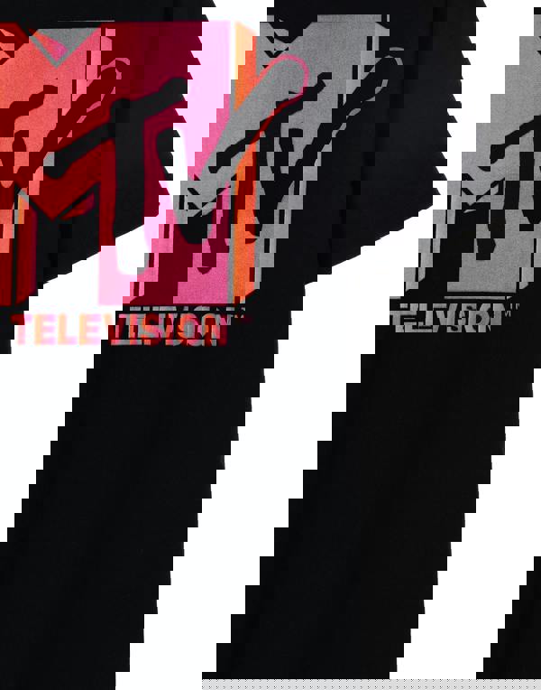 MTV Unisex Black Ombre Short Sleeved T-Shirt