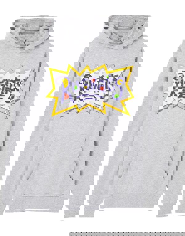Rugrats Unisex Grey Classic Logo Hoodie