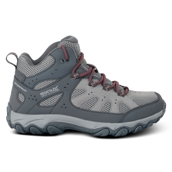 Regatta Womens Edgepoint IV Mid Cut Walking Boots - Dark Steel/Dusty Rose
