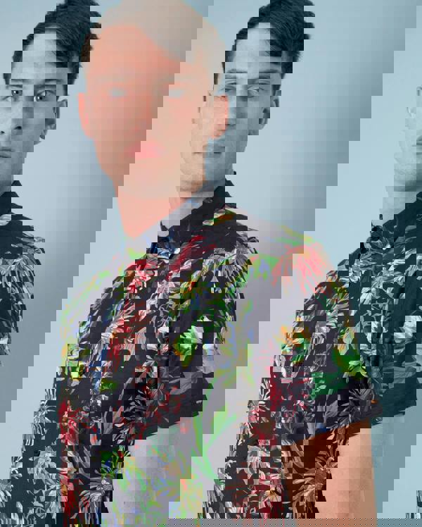 Steel & Jelly Limited Edition Tropical Floral Print Short Sleeve Shirt