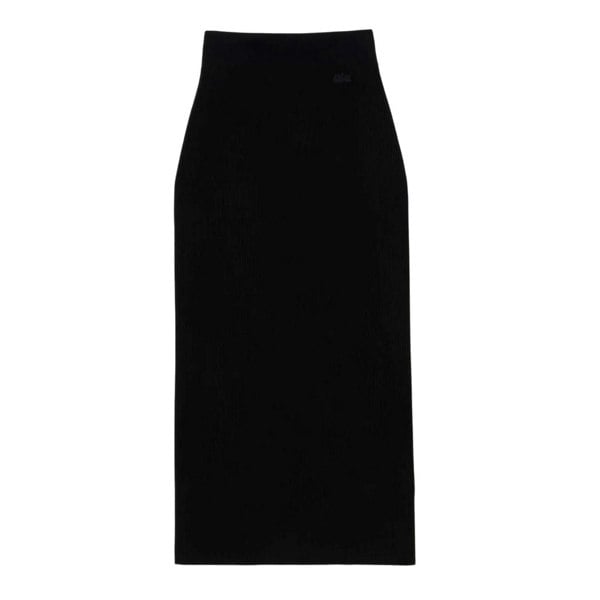 Lacoste Womens/Ladies Knitted Seamless Pencil Skirt - Black