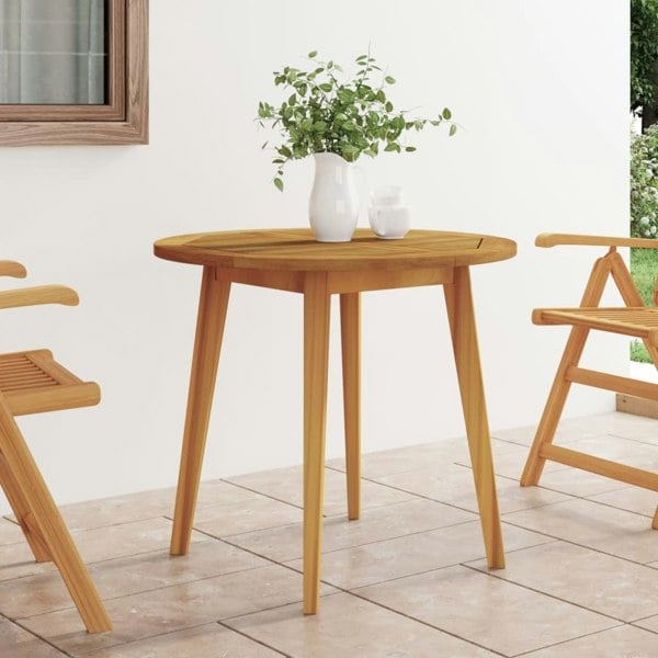 Berkfield Garden Table �_�”�_85x75 cm Solid Wood Acacia