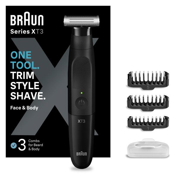 Braun Series X, Beard Trimmer For Facial Hair Removal, XT3100