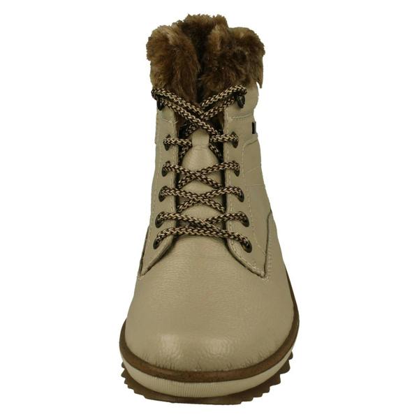 Remonte Ladies Remonte Cuff Detailed Warm Lined Ankle Boots R8477
