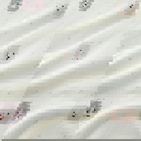 Catherine Lansfield Cosy Bear So Soft Duvet Cover Set Natural