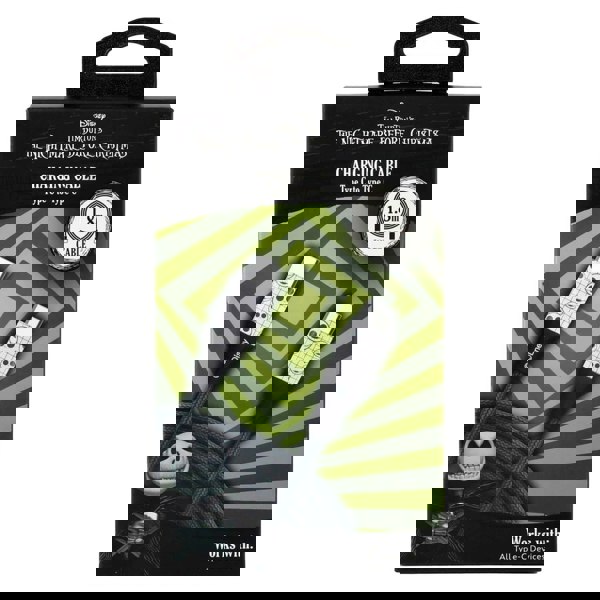 Quest | Nightmare Before Christmas 6ft Type-C Braided Charging Cable Jack Grid