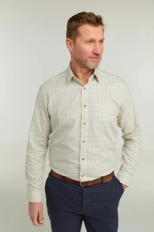 Green Tattersall Check Warm Handle Shirt