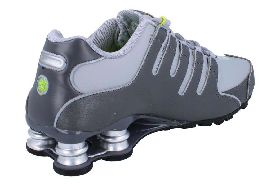 Nike Shox Nz Mens Running Trainers 378341 Shoes  009 - Dark Grey Wolf Grey 009 - Photo 2