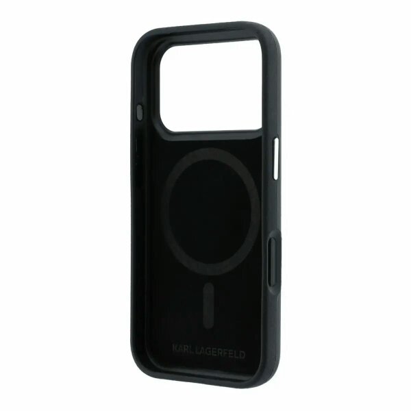 Karl Lagerfeld Smooth Karl & Choupette Bodies Sketch Case with MagSafe for iPhone 17/18 Pro Max 6.9" Black - KLHMP18X6PWKCIDK