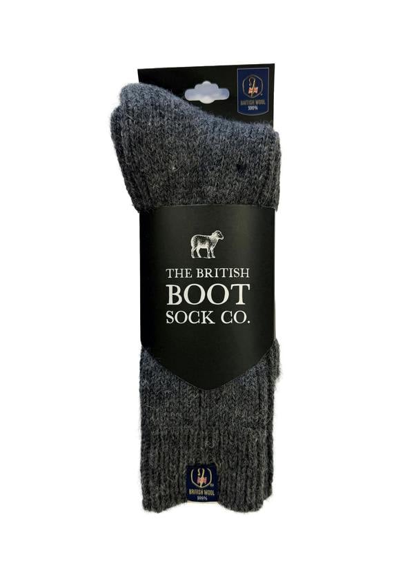 Jemsox Wool Boot Socks – Nimbus | 100% British Wool Luxury Boot Socks