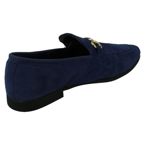 Thomas Blunt Mens Thomas Blunt Slip On Loafer Shoes With Metal Trim A1133