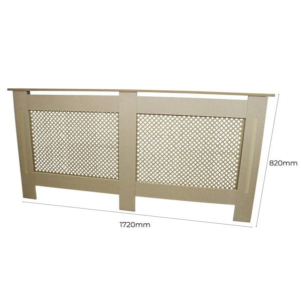 Monstershop Radiator Cover MDF - Unfinished (1720mm)