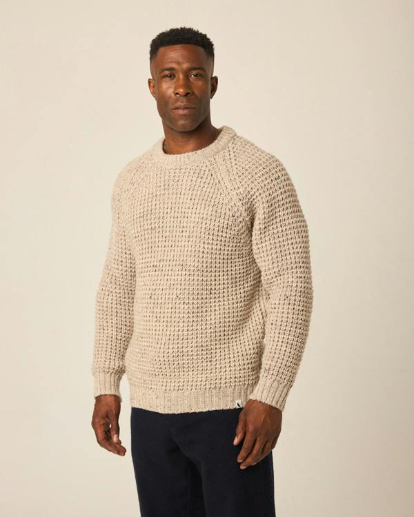 Peregrine  Waffle Crew Jumper