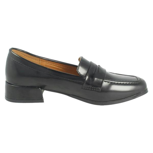 Spot On Ladies Spot On Low Heel Loafer Shoes F90155