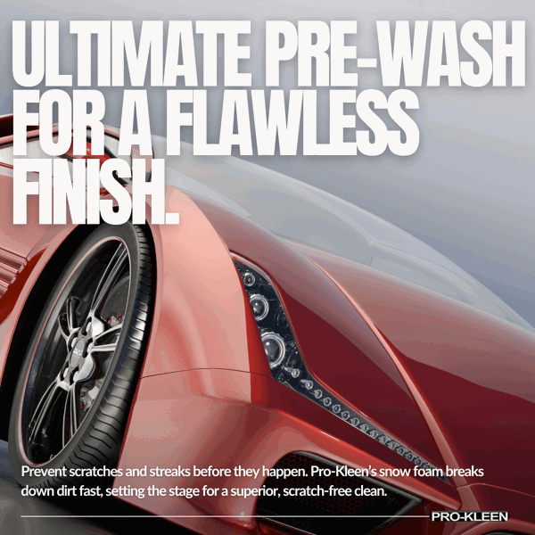 ProKleen 5 Litres Pro-Kleen Professional Pre-Wash Watermelon Snow Foam with Wax